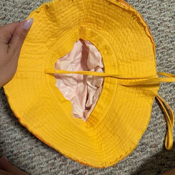 NWT Bydeeaus Bucket hat by Bydee Orange - Picture 3 of 5